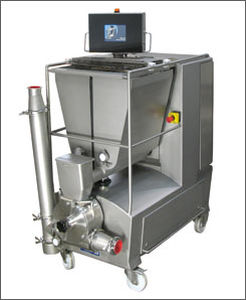 piston dosing dispenser / for ice cream production lines / continuous / automated