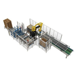 layer palletizer / robotic / for cans / with magnetic head