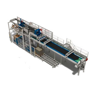 layer palletizer / high level infeed / for cans / automatic