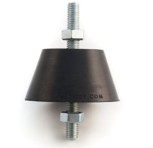 conical anti-vibration mount / rubber / light-duty / for blowers