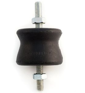 conical anti-vibration mount / rubber / for marine applications / light-duty
