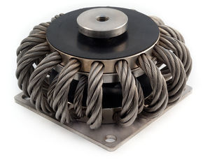 round anti-vibration mount / steel / wire rope isolator