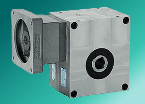 worm servo-gearbox / orthogonal / for servo motors