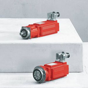AC servo-gearmotor / coaxial / planetary / low-backlash