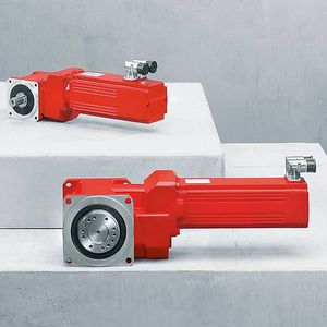 orthogonal servo-gearmotor / worm / bevel / helical