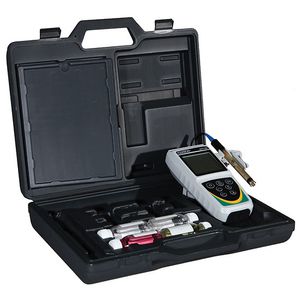 portable pH meter / laboratory / digital / waterproof