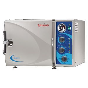 laboratory autoclave / front-loading / high-pressure / bench-top