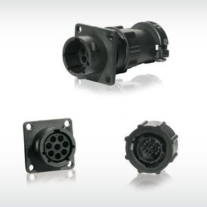 RF connector / DIN / circular / rapid
