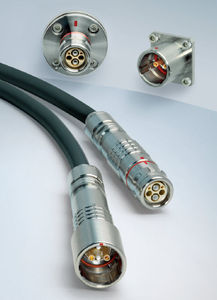 hybrid connector / fiber optic / SMP / push-pull
