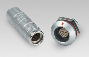 audio/video connector / coaxial / circular / push-pull