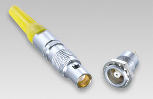 audio/video connector / coaxial / circular / push-pull