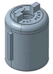 rotary damper / visco-elastic / barrel
