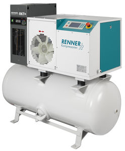 air compressor / stationary / electrically-powered / screw