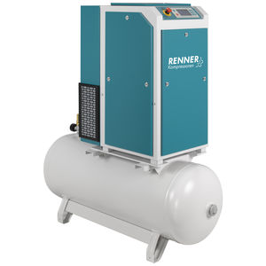 air compressor / stationary / electrically-powered / screw