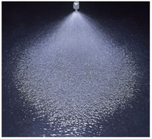washing nozzle / spraying / for liquids / full-cone