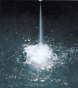 cleaning nozzle / for liquids / solid-stream spray / stainless steel