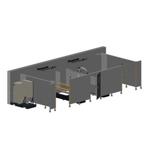 robotic arc welding cell / for machining centers