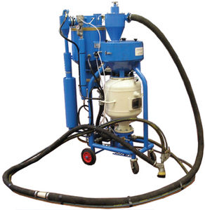 stationary sandblasting machine / pressure / manual