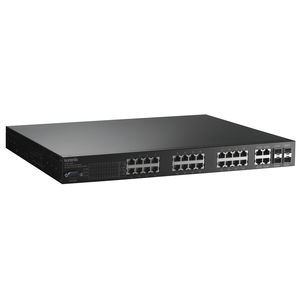 rackmount ethernet switch / managed / 24 ports / PoE