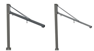 pillar jib crane / overbraced