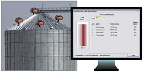 weight and cable level sensor / for liquids / for solids / for storage tanks