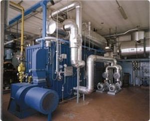 thermal fluid boiler / hot water / gas / fire tube