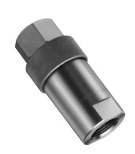 screw-in fitting / straight / hydraulic / high-pressure