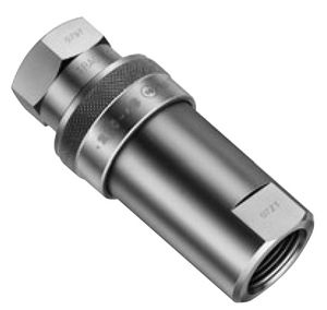 straight fitting / hydraulic / steel / high-pressure