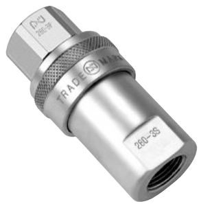 screw-in fitting / straight / hydraulic / steel