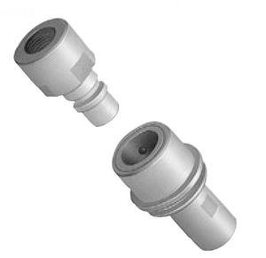 straight fitting / pneumatic / hydraulic / plastic
