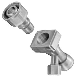 straight fitting / pneumatic / hydraulic / plastic