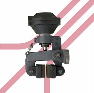 disc brake caliper / manually-activated / pneumatic clamping / release spring
