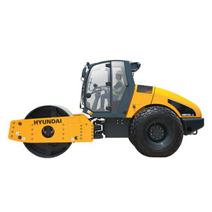 single-cylinder road roller / vibrating / articulated