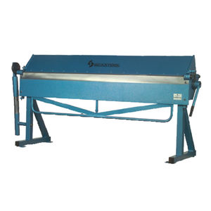 manual swivel folding machine / sheet metal
