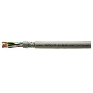 data electrical cable / with copper screen / radiation-resistant electrical / oil-resistant