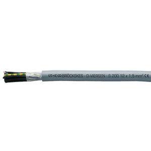 power cable / with numbered cores / highly flexible / for robotics