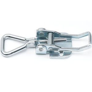 horizontal toggle clamp / linear action / latch type / steel