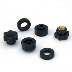 insulating washer / hexagonal / plastic