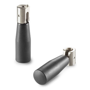 revolving handle / folding / stainless steel / conical