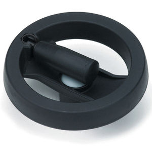operating handwheel / spoked / swing-handle / plastic