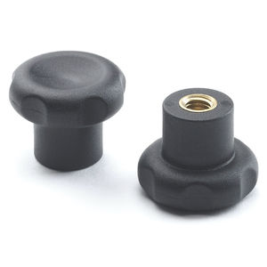 threaded knob / lobe / polyamide / with solid hub