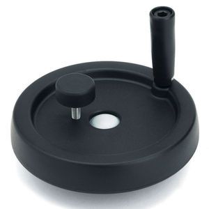 control handwheel / solid / swing-handle / polyamide
