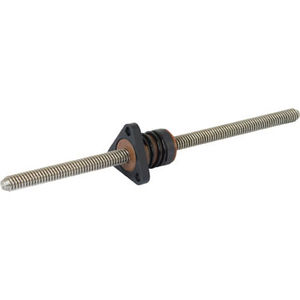 anti-backlash lead screw / stainless steel / with nut