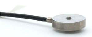 compression load cell / button type / flat
