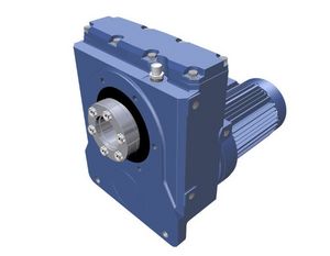 single-phase electric gearmotor / parallel-shaft / helical / compact