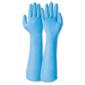 laboratory gloves / chemical protection / nitrile / disposable