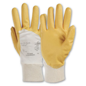 handling gloves / anti-cut / nitrile / cotton