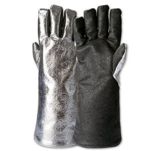 work gloves / thermal protection / aluminized / for the glass industry