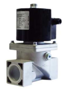 gas solenoid valve / 5/2-way / security / for burners