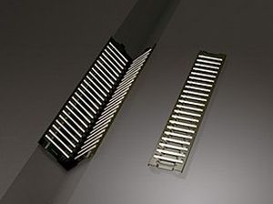 caged roller linear guide / compact